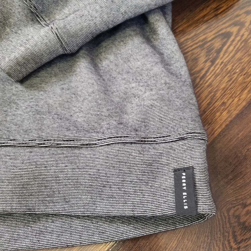 Perry Ellis Long Sleeve Mock Neck Shirt Pullover 1/4 Zip | Size Large - Picture 3 of 10